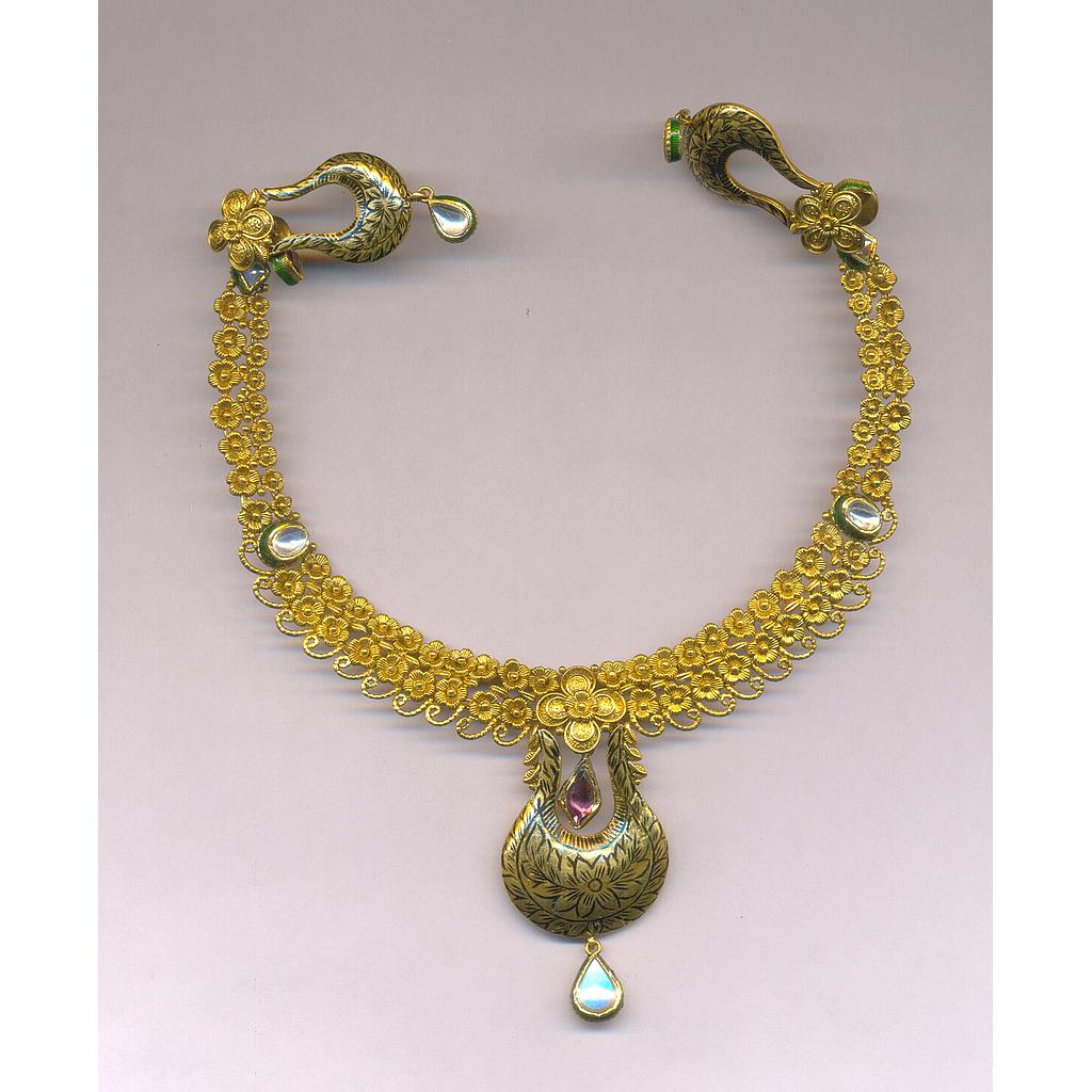 GOLD HALF SET ROUND ANTIQUE EXCLUSIVE