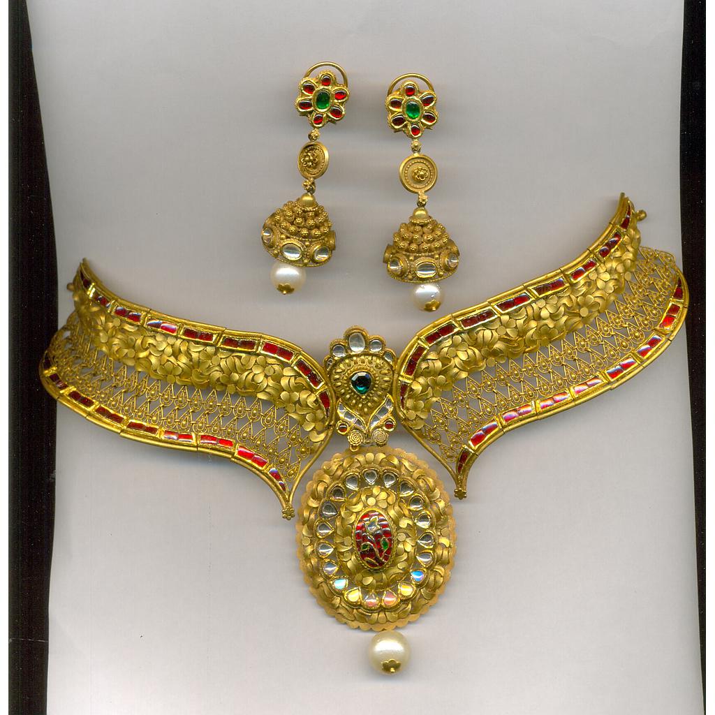 GOLD HALF SET ROUND ANTIQUE EXCLUSIVE
