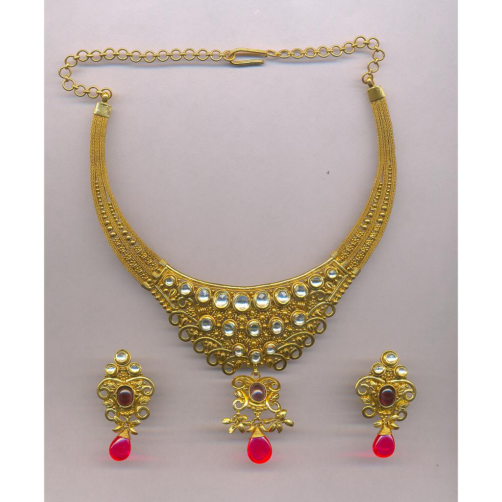 GOLD HALF SET ROUND ANTIQUE EXCLUSIVE