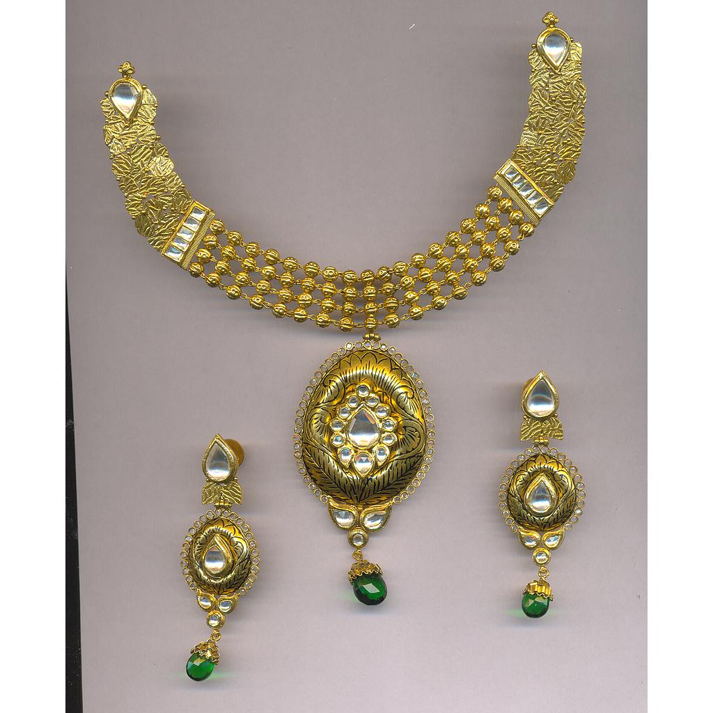 GOLD HALF SET ROUND ANTIQUE EXCLUSIVE