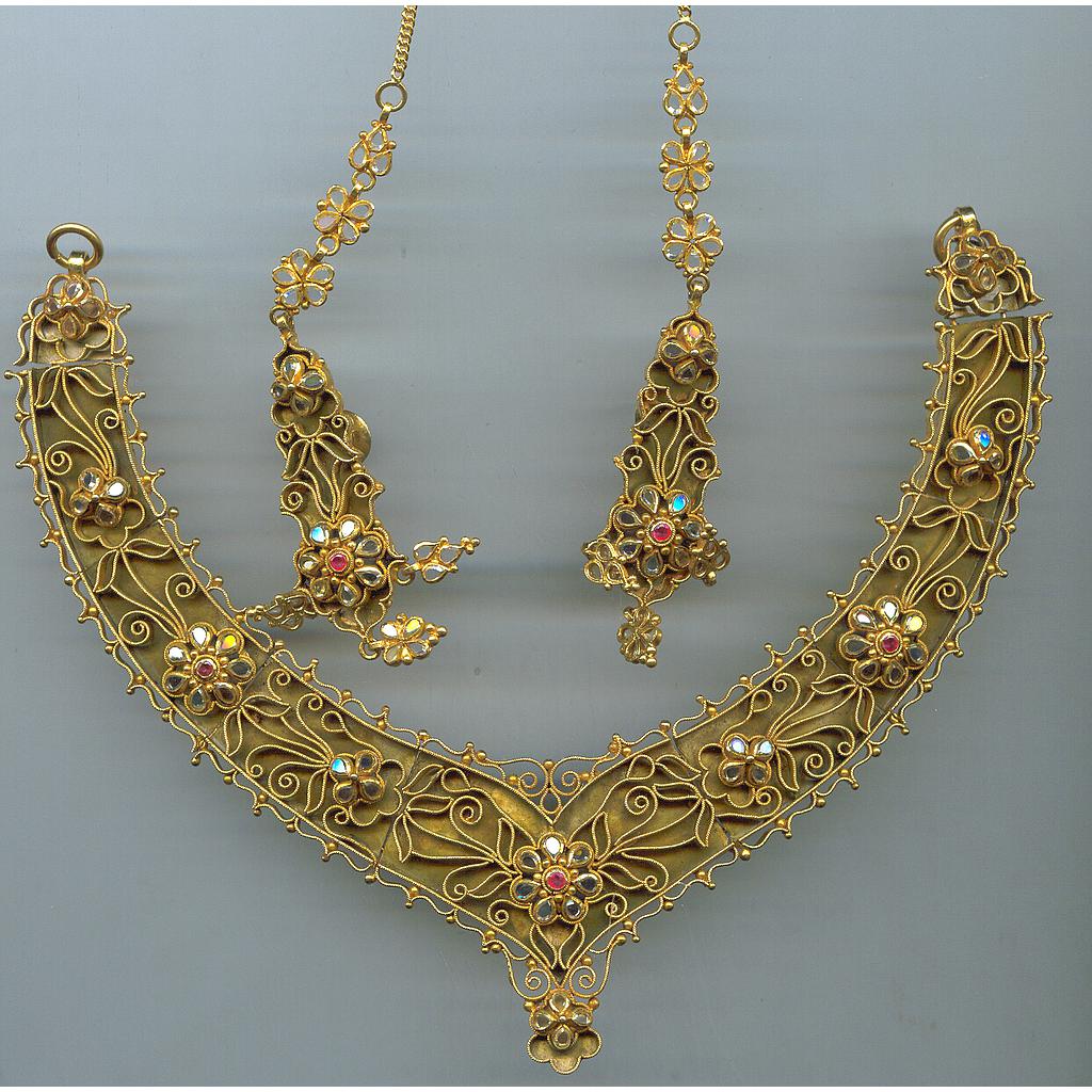 GOLD HALF SET ROUND ANTIQUE EXCLUSIVE