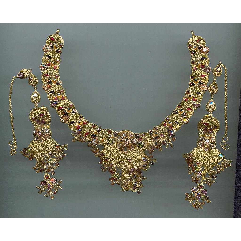 GOLD HALF SET ROUND ANTIQUE EXCLUSIVE