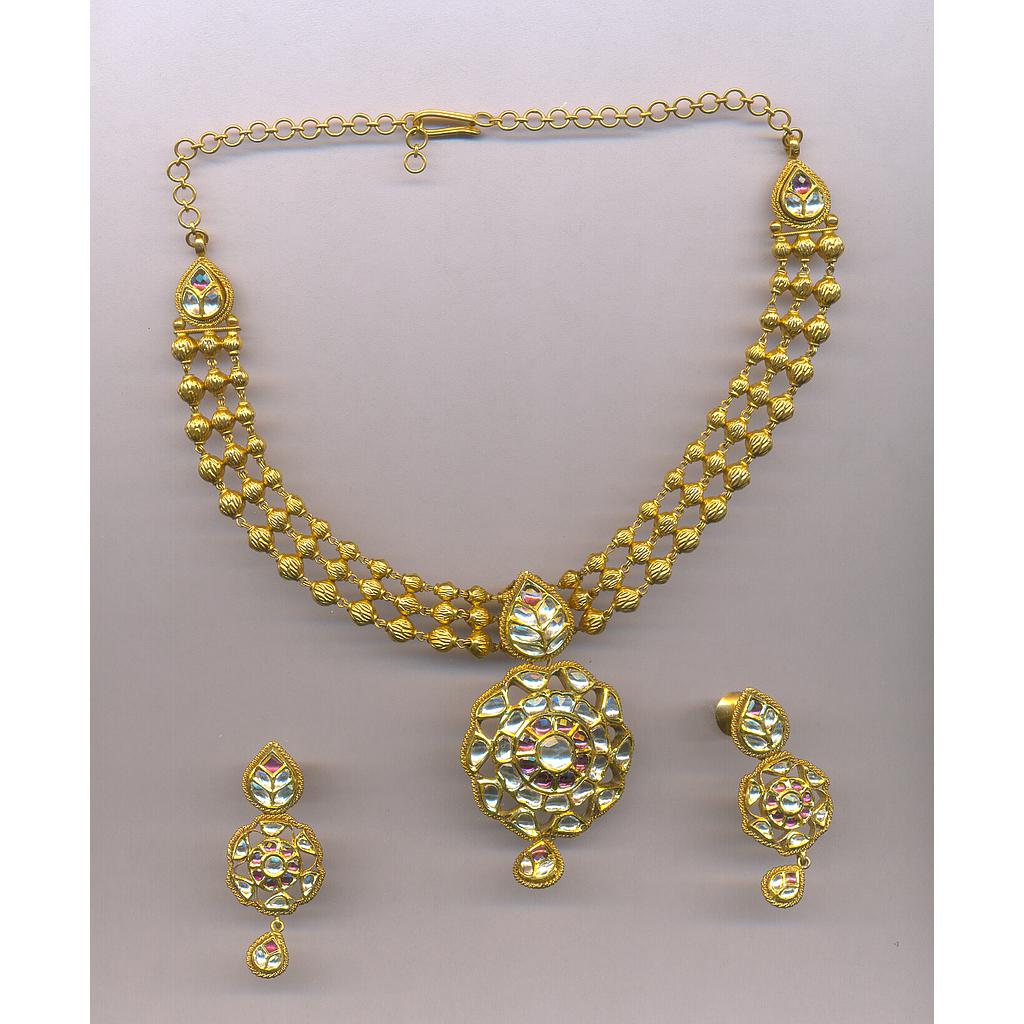 GOLD HALF SET ROUND ANTIQUE EXCLUSIVE