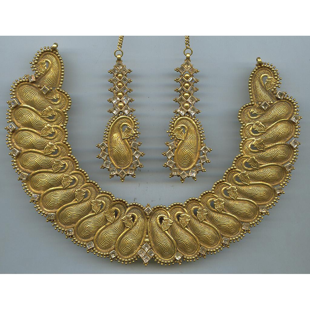 GOLD HALF SET ROUND ANTIQUE EXCLUSIVE