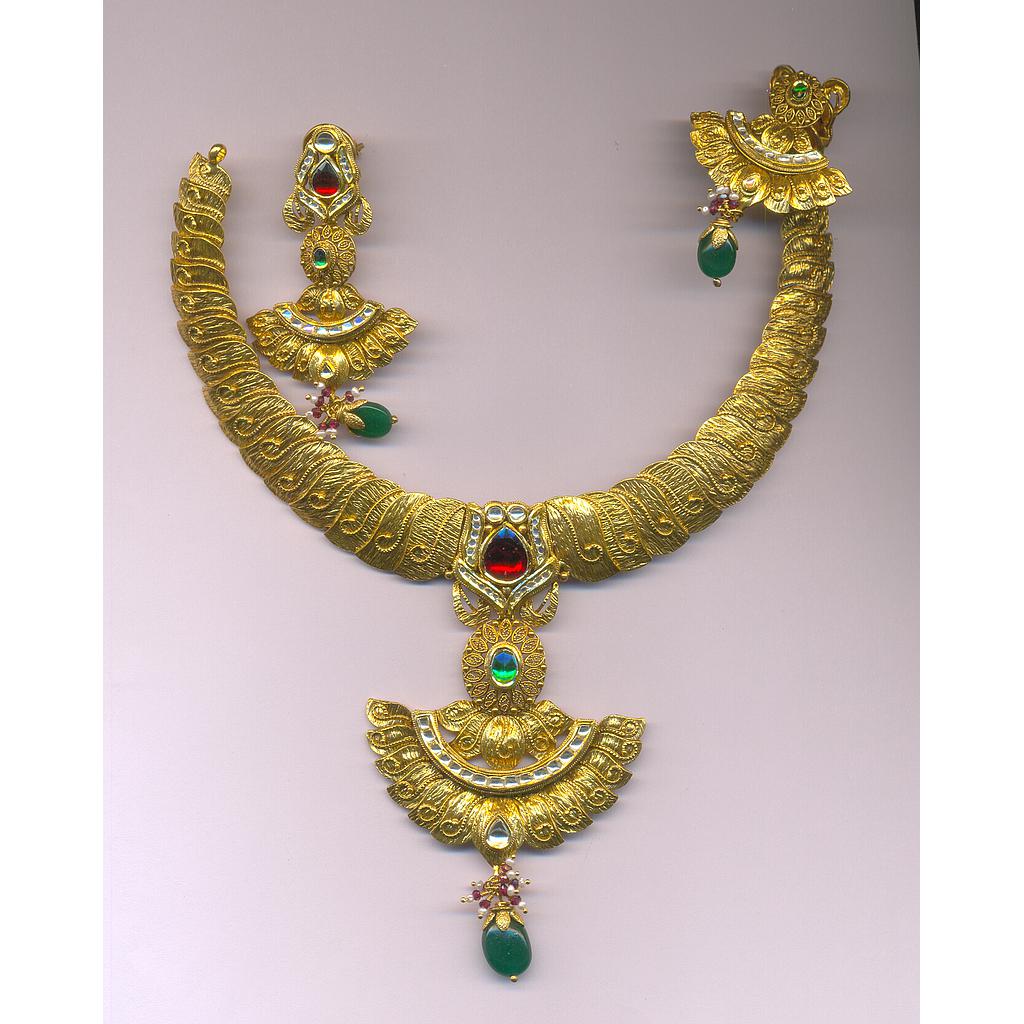 GOLD HALF SET ROUND ANTIQUE EXCLUSIVE