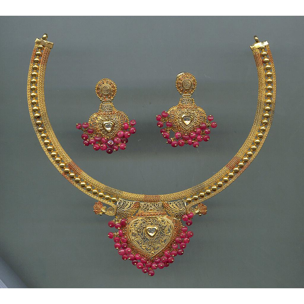 GOLD HALF SET ROUND ANTIQUE EXCLUSIVE
