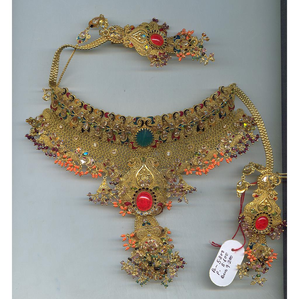 GOLD HALF SET ROUND ANTIQUE EXCLUSIVE
