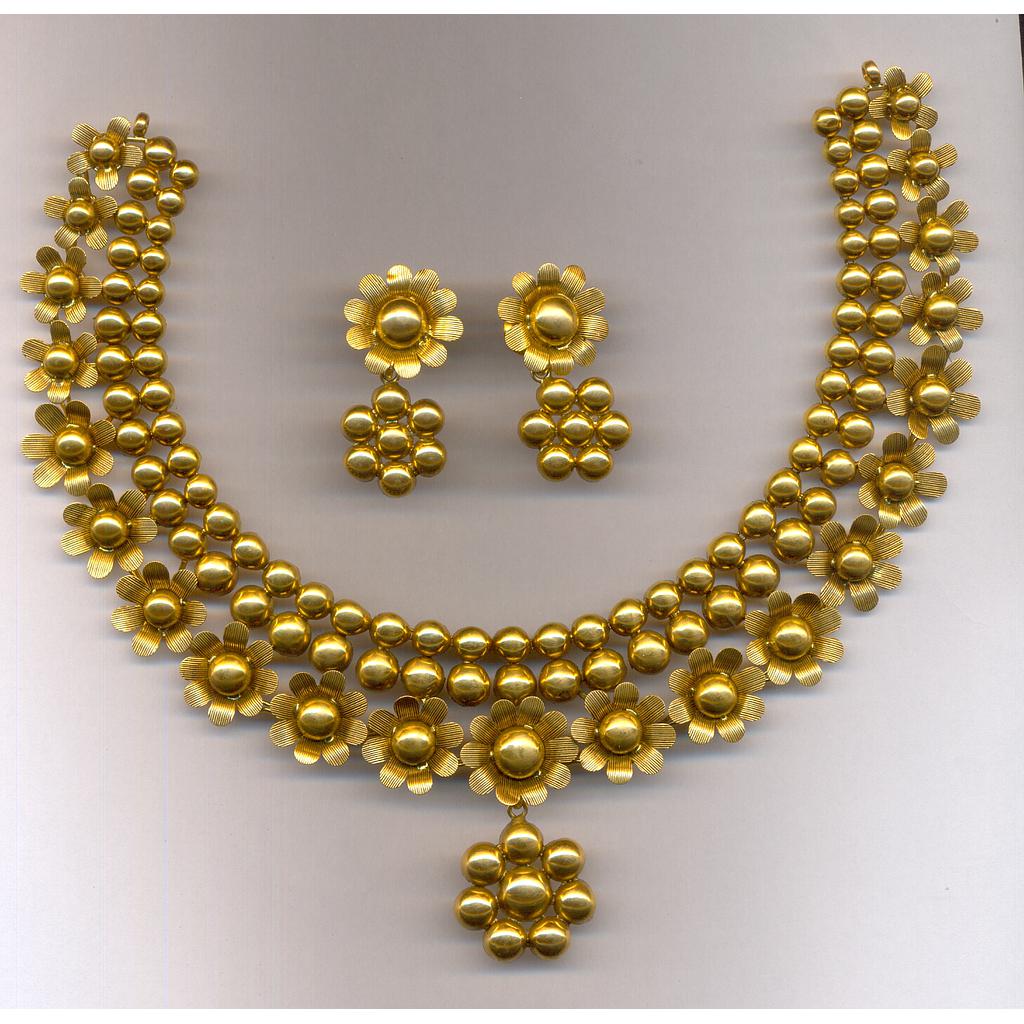 GOLD HALF SET ROUND ANTIQUE EXCLUSIVE