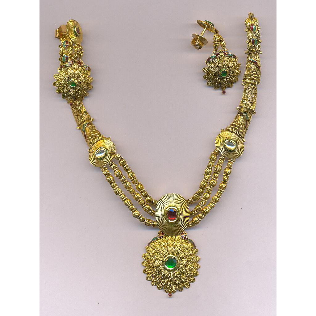 GOLD HALF SET ROUND ANTIQUE EXCLUSIVE