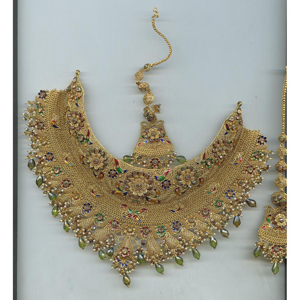 GOLD HALF SET ROUND ANTIQUE EXCLUSIVE