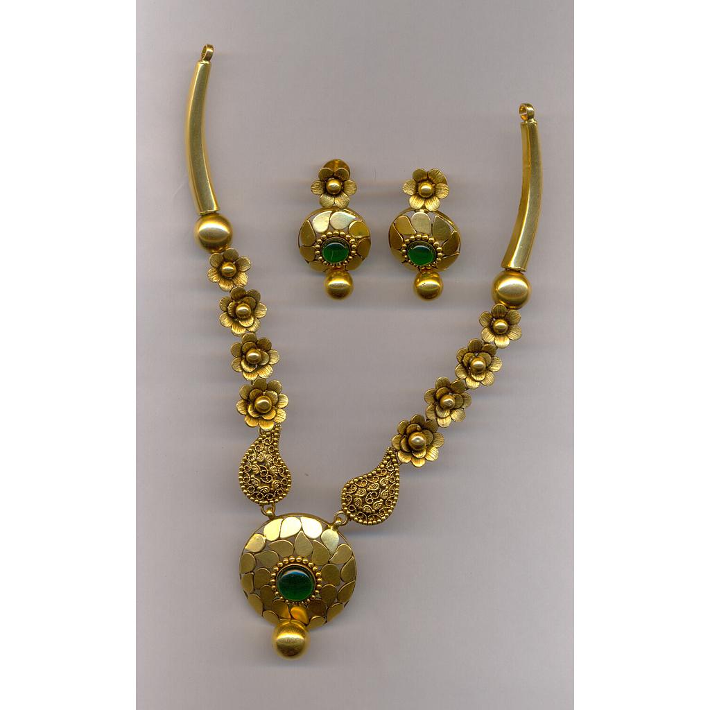 GOLD HALF SET ROUND ANTIQUE EXCLUSIVE