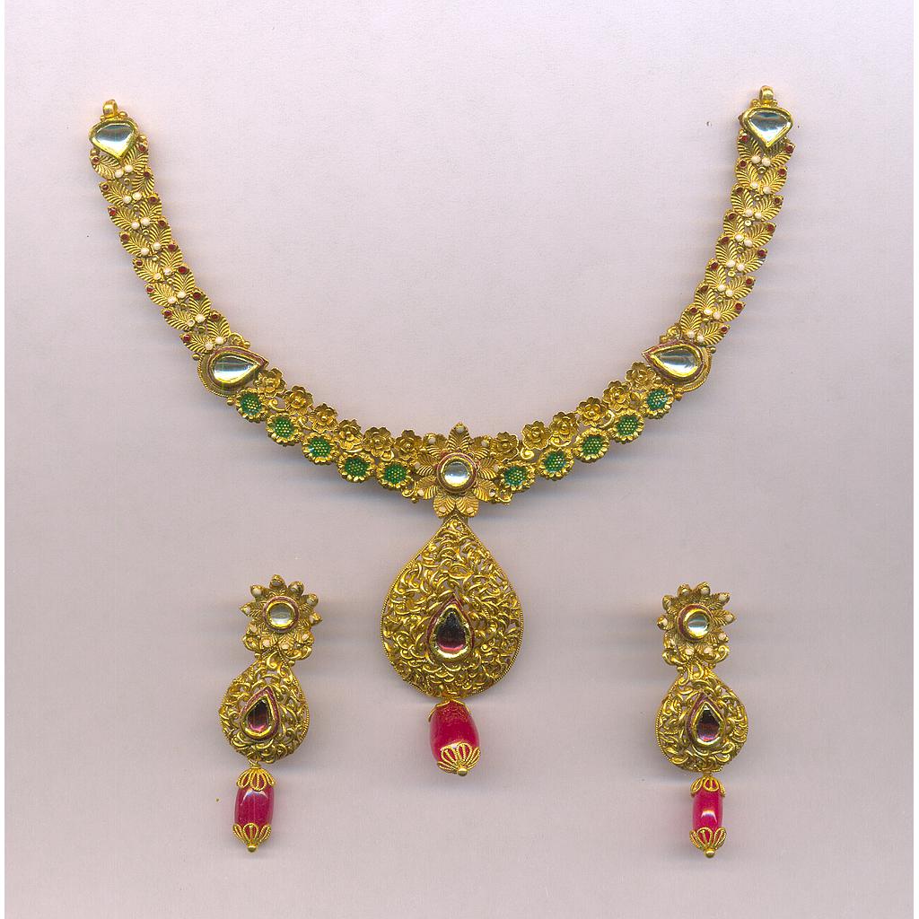 GOLD HALF SET ROUND ANTIQUE EXCLUSIVE