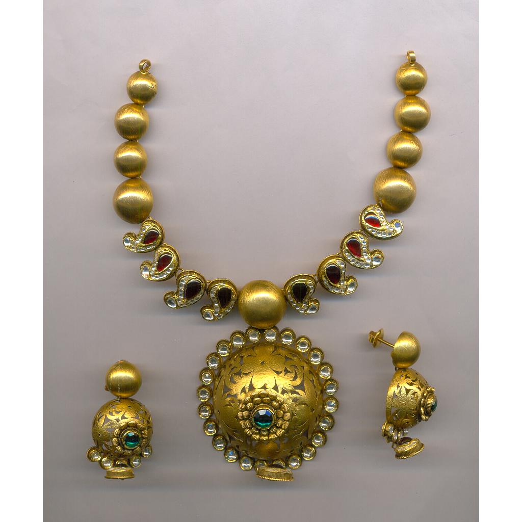 GOLD HALF SET ROUND ANTIQUE EXCLUSIVE