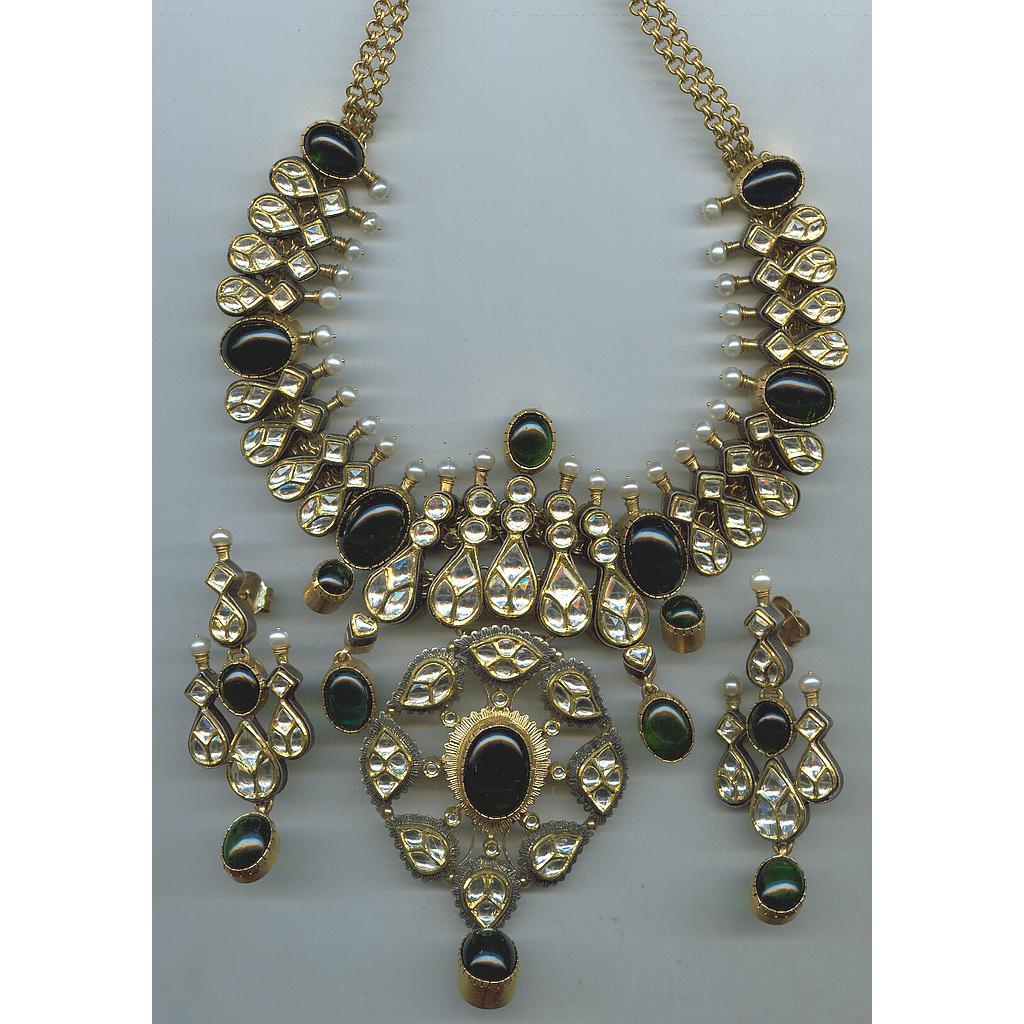 GOLD HALF SET ROUND ANTIQUE EXCLUSIVE