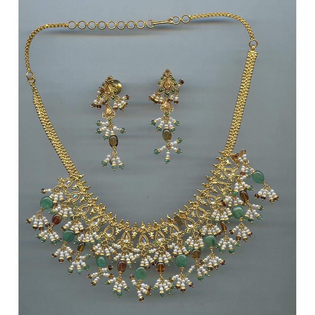 GOLD HALF SET ROUND ANTIQUE EXCLUSIVE