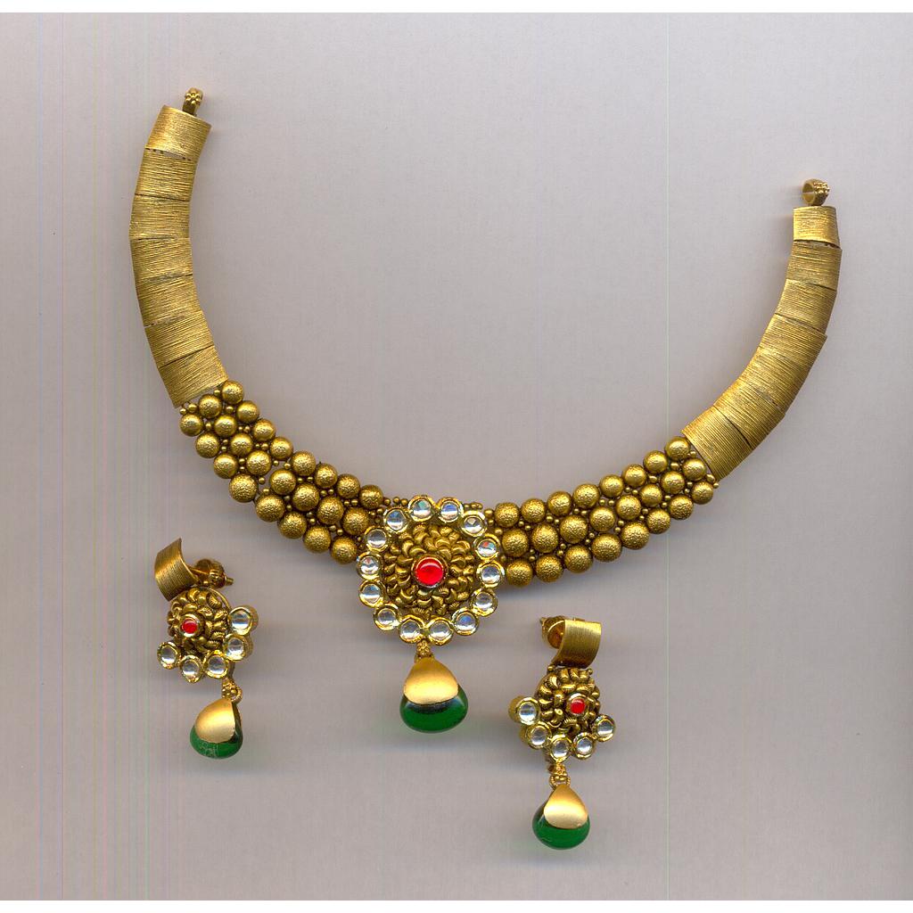 GOLD HALF SET ROUND ANTIQUE EXCLUSIVE