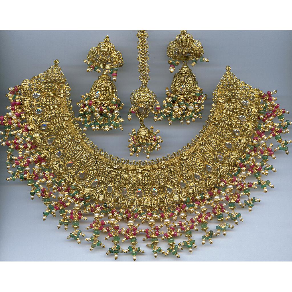 GOLD HALF SET ROUND ANTIQUE EXCLUSIVE