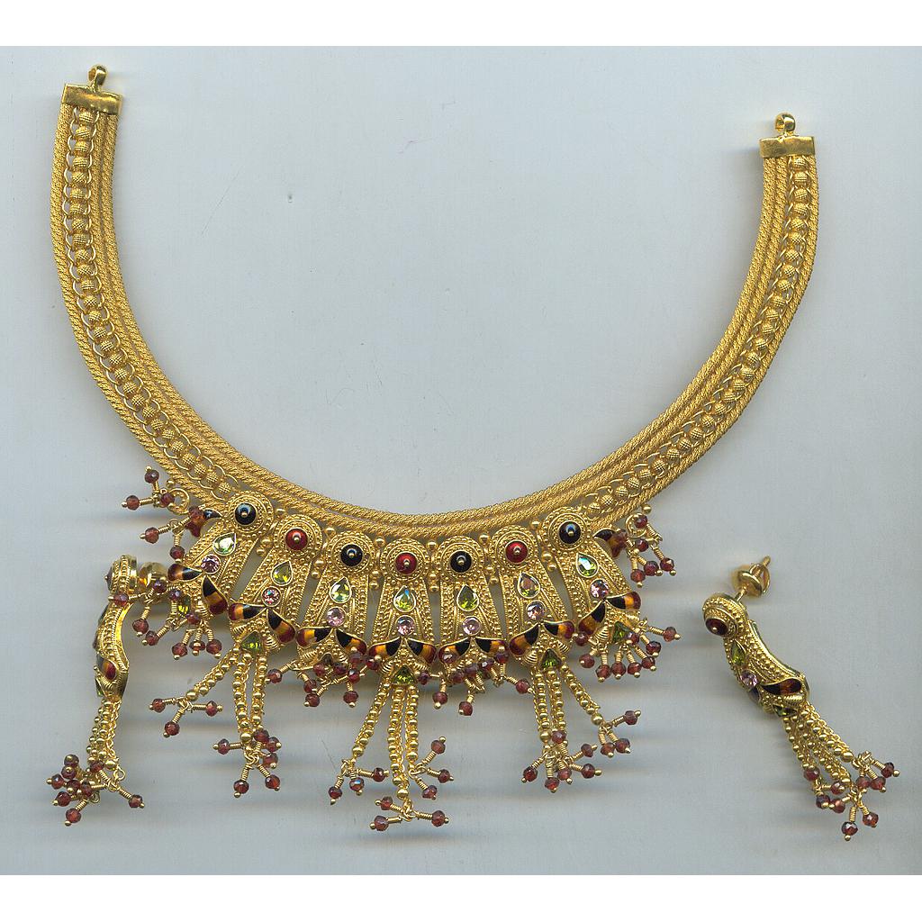 GOLD HALF SET ROUND ANTIQUE EXCLUSIVE