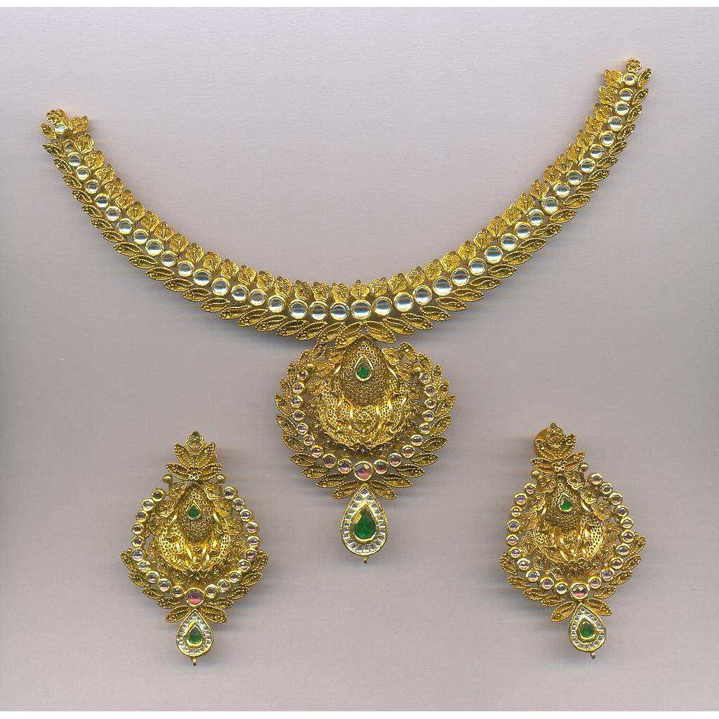 GOLD HALF SET ROUND ANTIQUE EXCLUSIVE