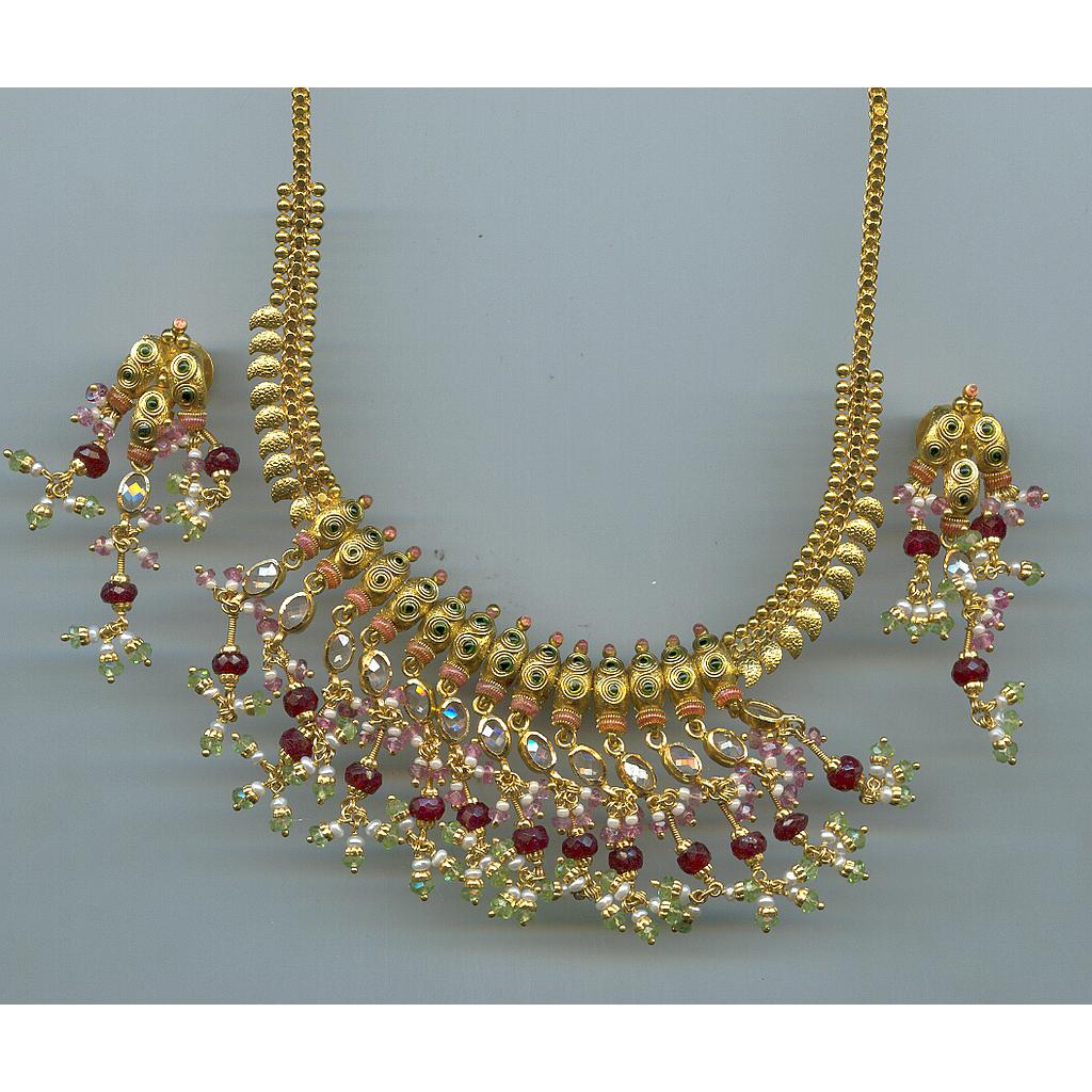 GOLD HALF SET ROUND ANTIQUE EXCLUSIVE