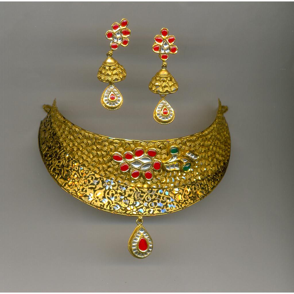 GOLD HALF SET ROUND ANTIQUE EXCLUSIVE