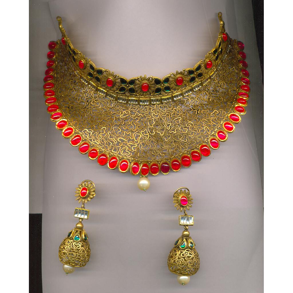 GOLD HALF SET ROUND ANTIQUE EXCLUSIVE