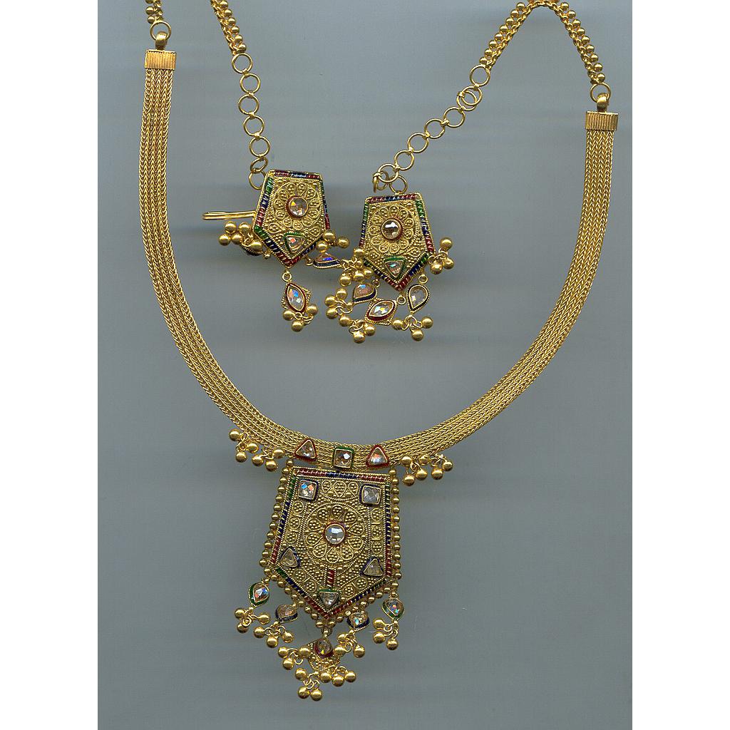 GOLD HALF SET ROUND ANTIQUE EXCLUSIVE