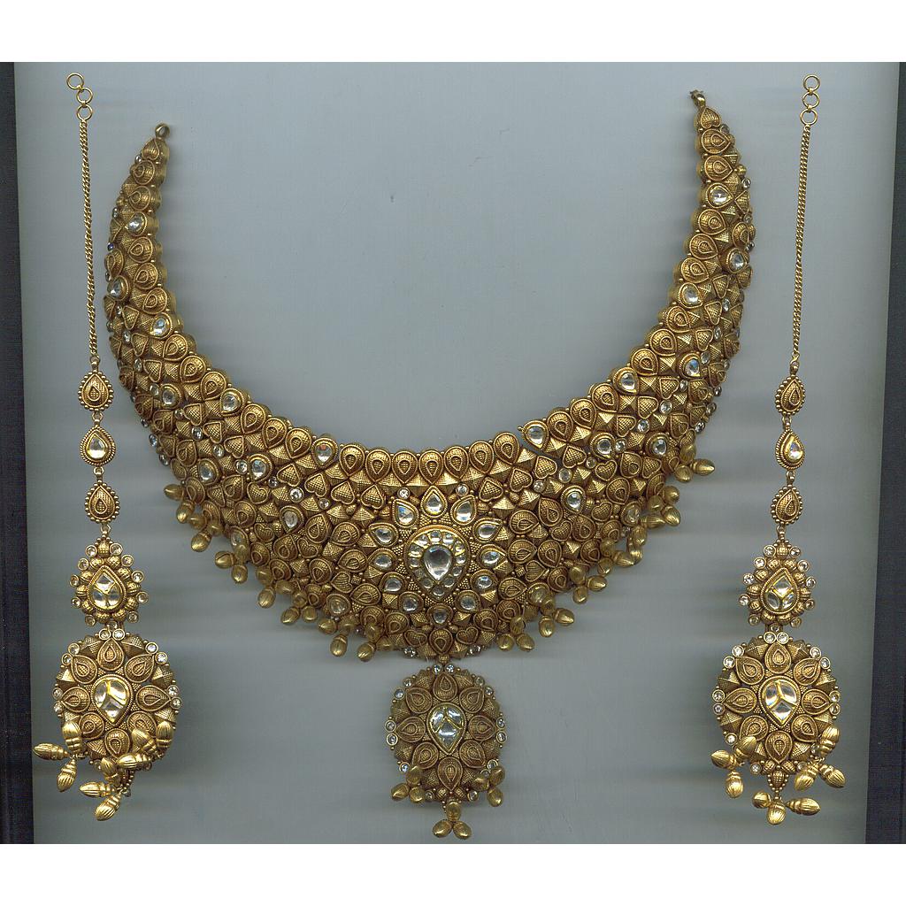 GOLD HALF SET ROUND ANTIQUE EXCLUSIVE
