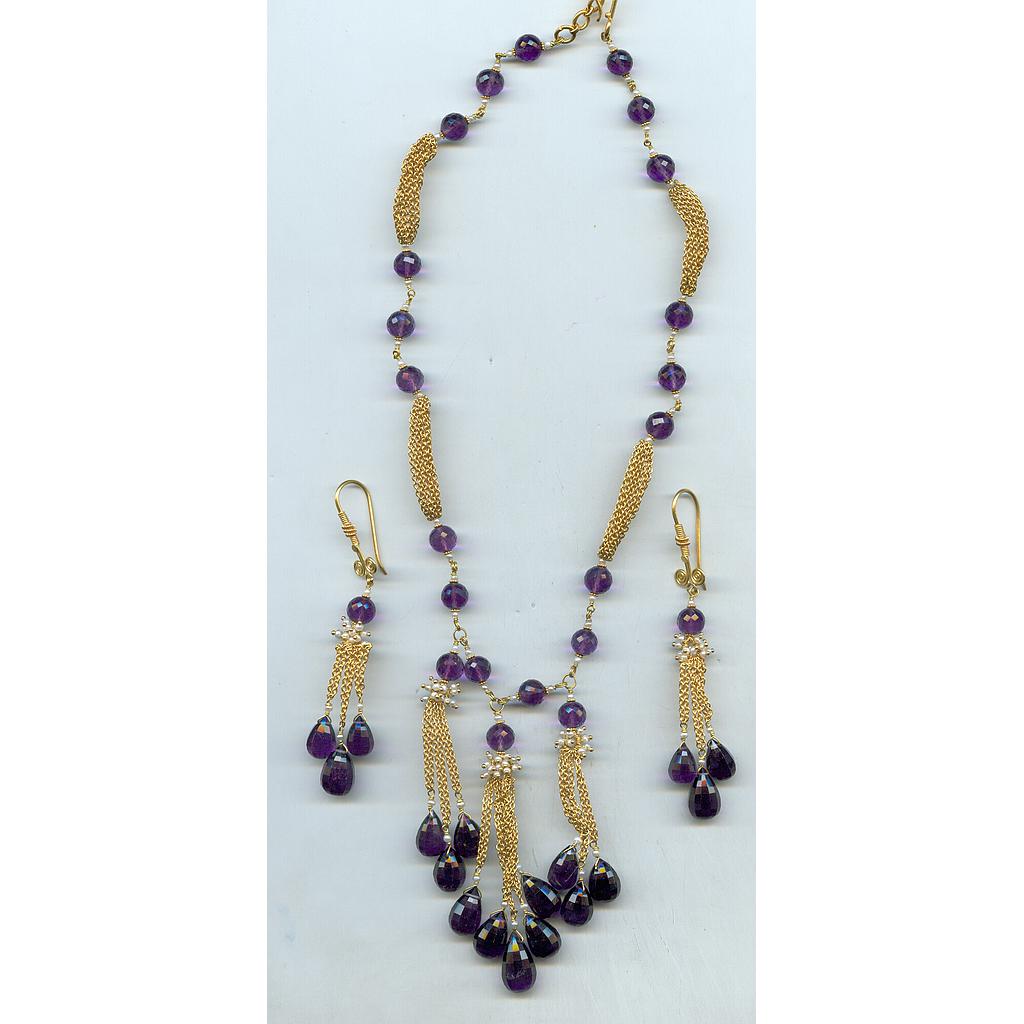 GOLD HALF SET ROUND ANTIQUE EXCLUSIVE