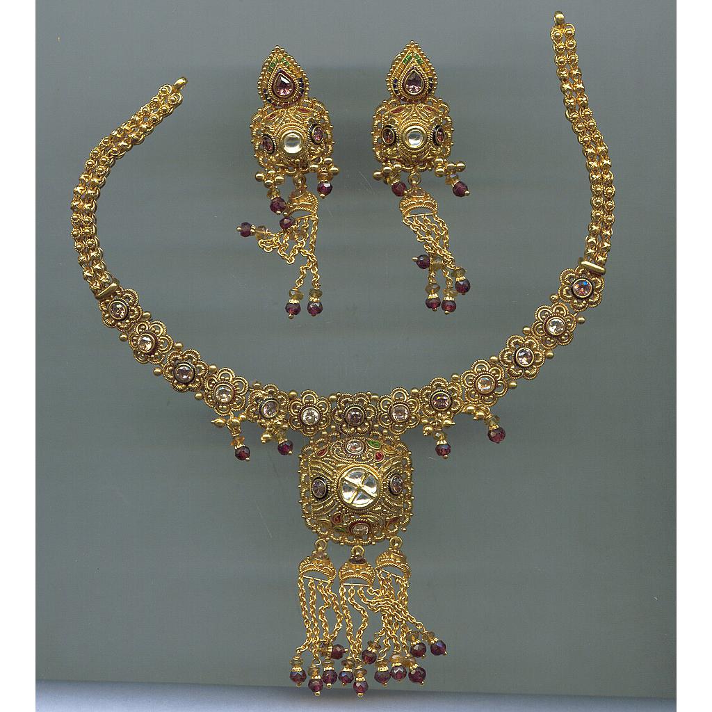 GOLD HALF SET ROUND ANTIQUE EXCLUSIVE