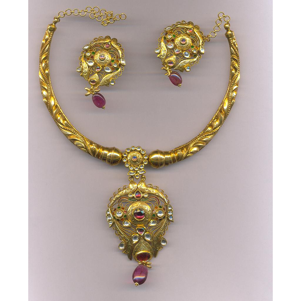 GOLD HALF SET ROUND ANTIQUE EXCLUSIVE
