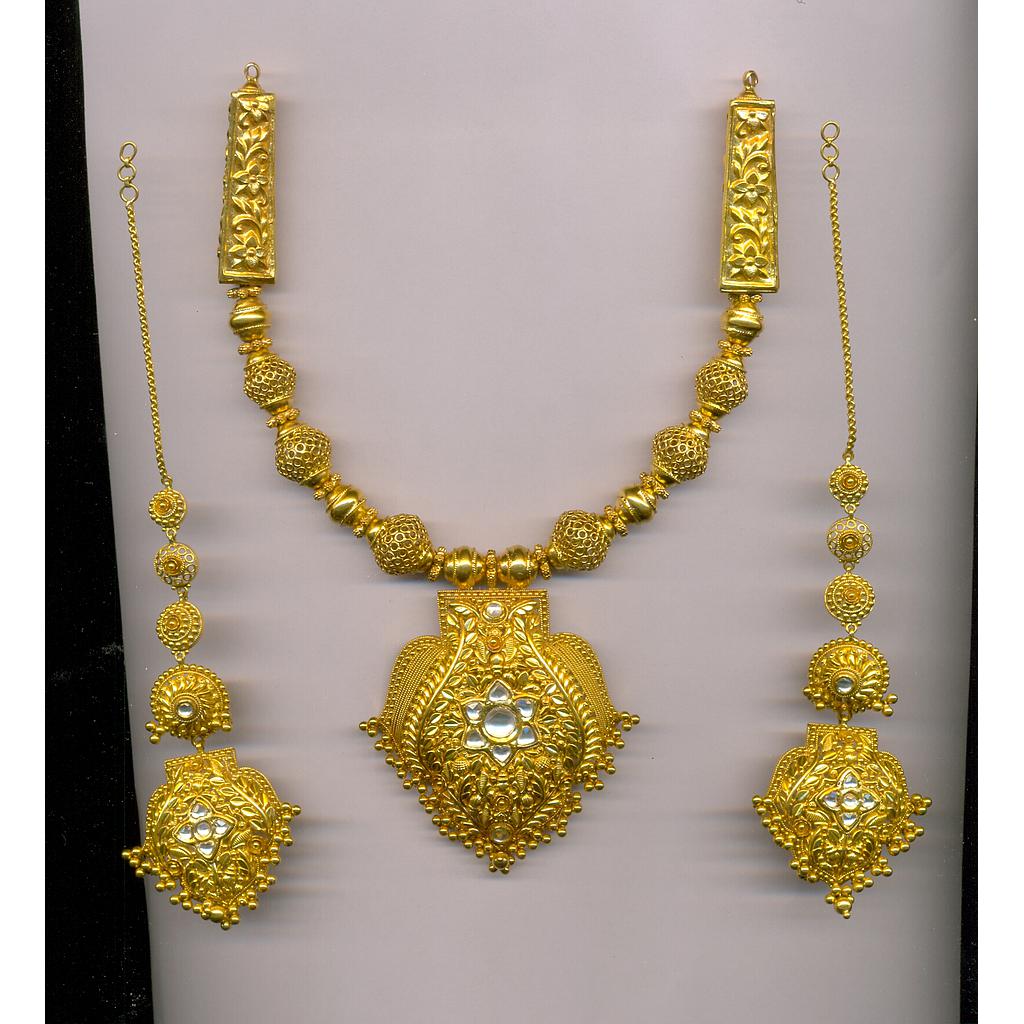 GOLD HALF SET ROUND ANTIQUE EXCLUSIVE