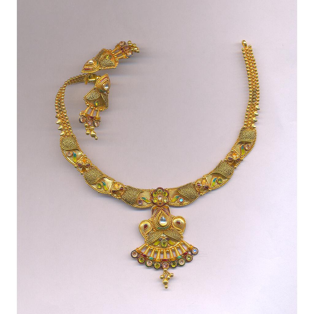 GOLD HALF SET ROUND ANTIQUE EXCLUSIVE