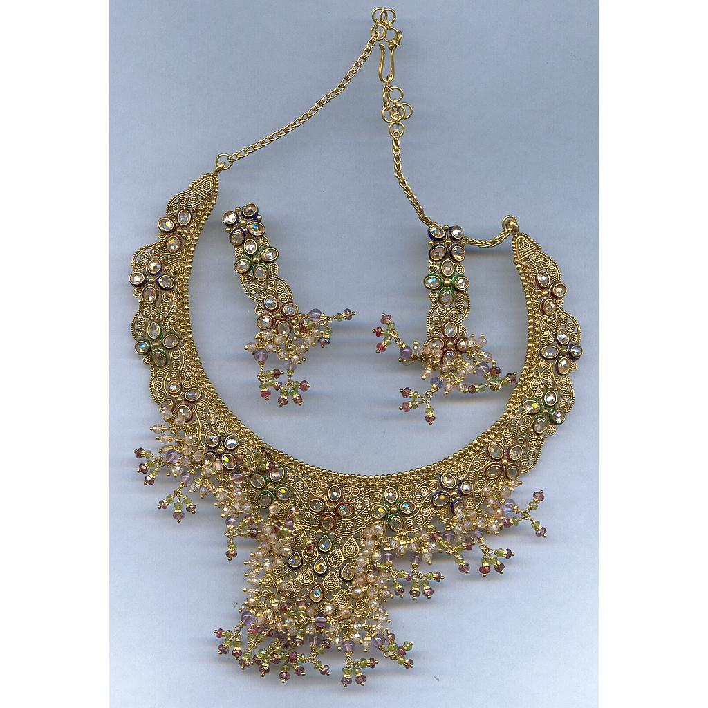 GOLD HALF SET ROUND ANTIQUE EXCLUSIVE