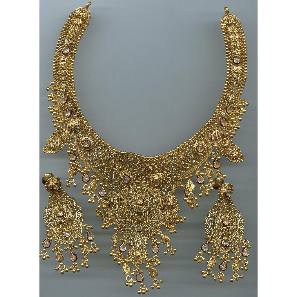 GOLD HALF SET ROUND ANTIQUE EXCLUSIVE