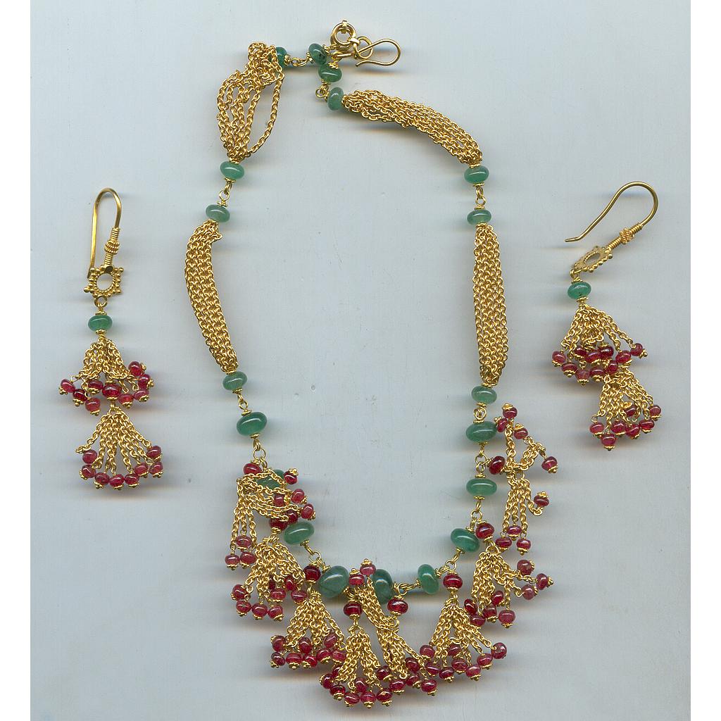 GOLD HALF SET ROUND ANTIQUE EXCLUSIVE