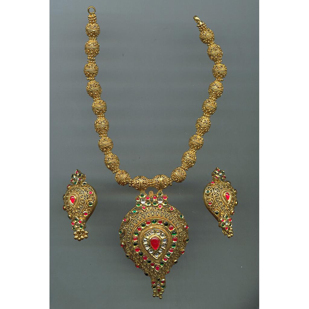 GOLD HALF SET ROUND ANTIQUE EXCLUSIVE