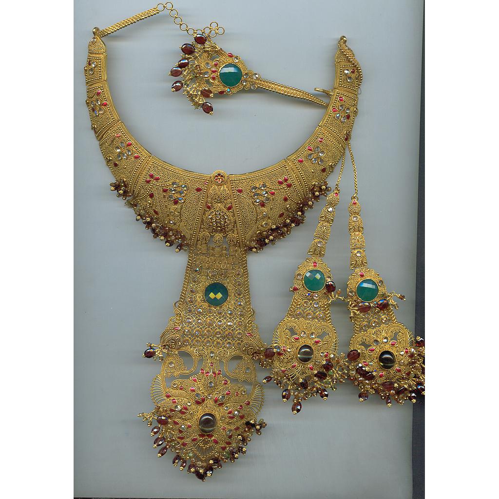 GOLD HALF SET ROUND ANTIQUE FANCY