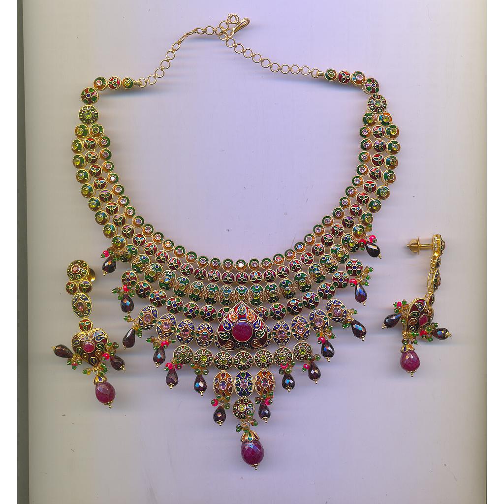GOLD HALF SET ROUND ANTIQUE FANCY