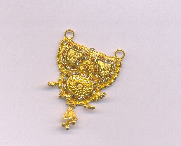 GOLD HALF SET ROUND ANTIQUE FANCY