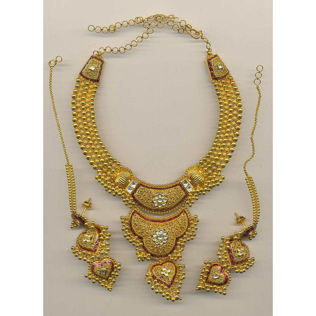 GOLD HALF SET ROUND ANTIQUE GENERAL