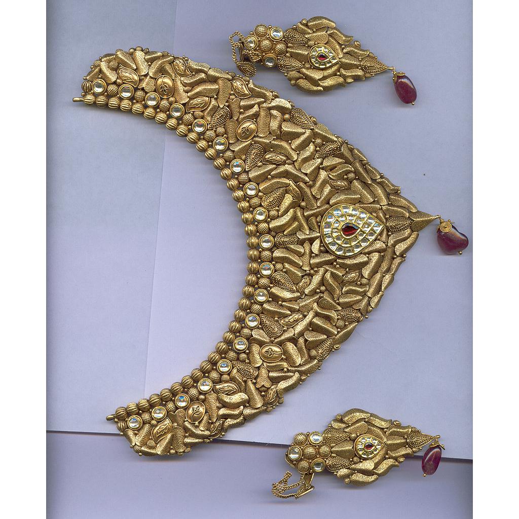 GOLD HALF SET ROUND ANTIQUE GENERAL