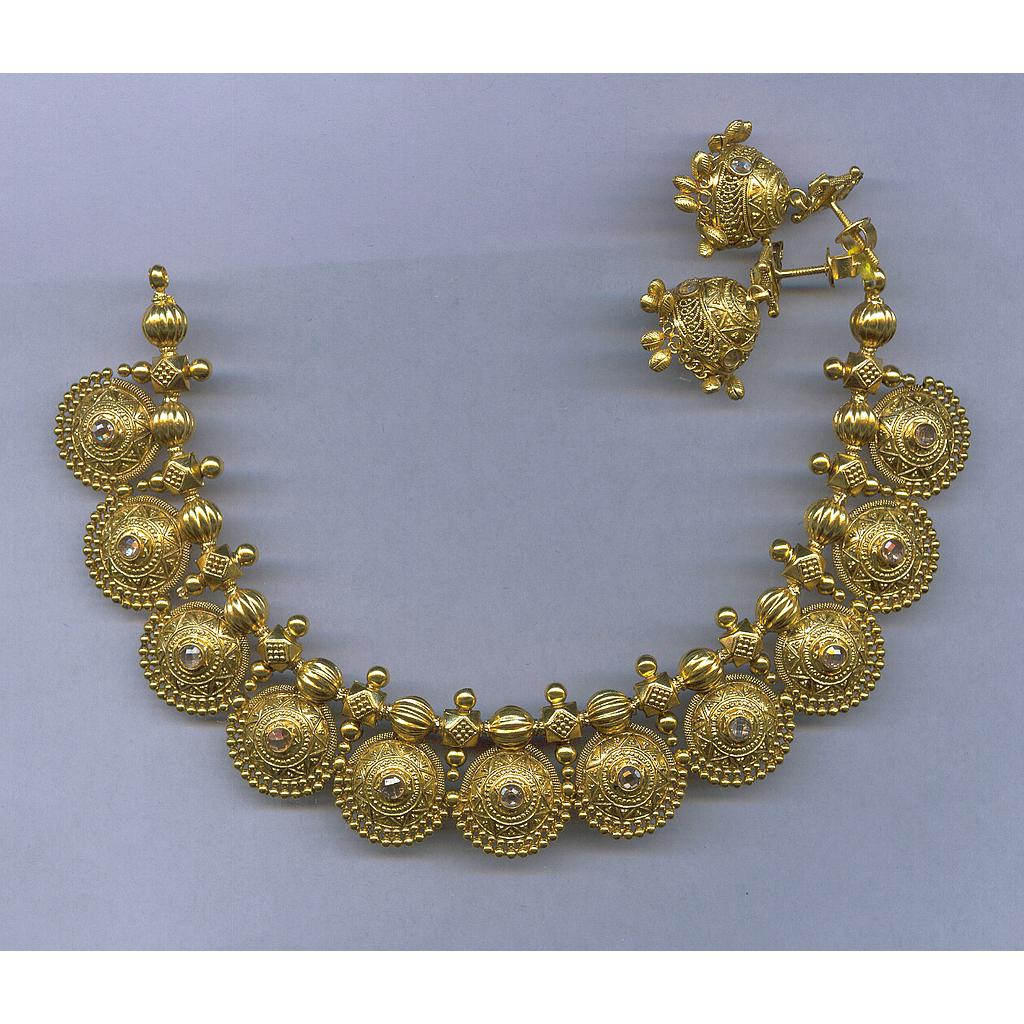 GOLD HALF SET ROUND ANTIQUE GENERAL