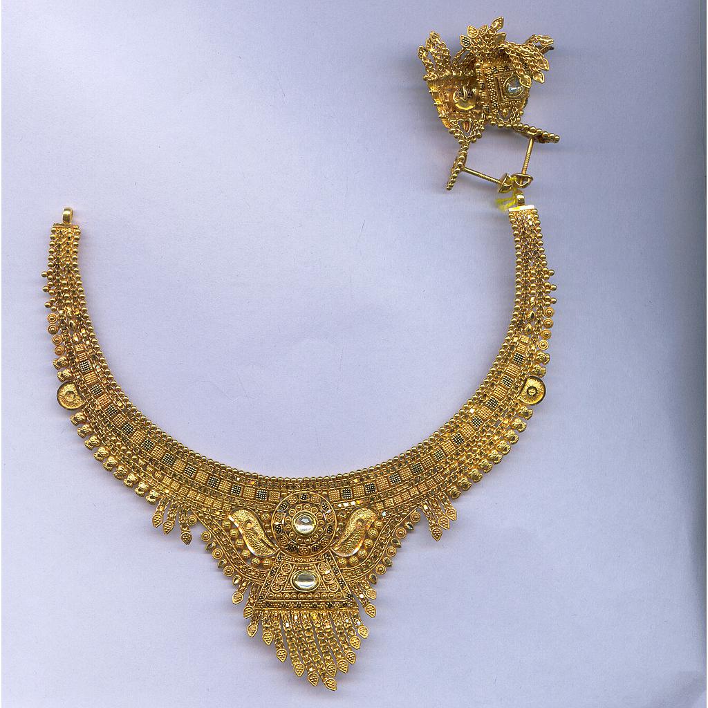 GOLD HALF SET ROUND ANTIQUE GENERAL