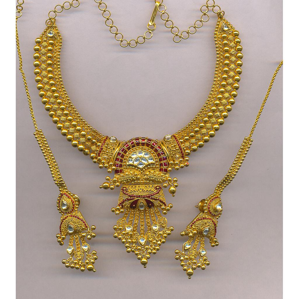 GOLD HALF SET ROUND ANTIQUE GENERAL
