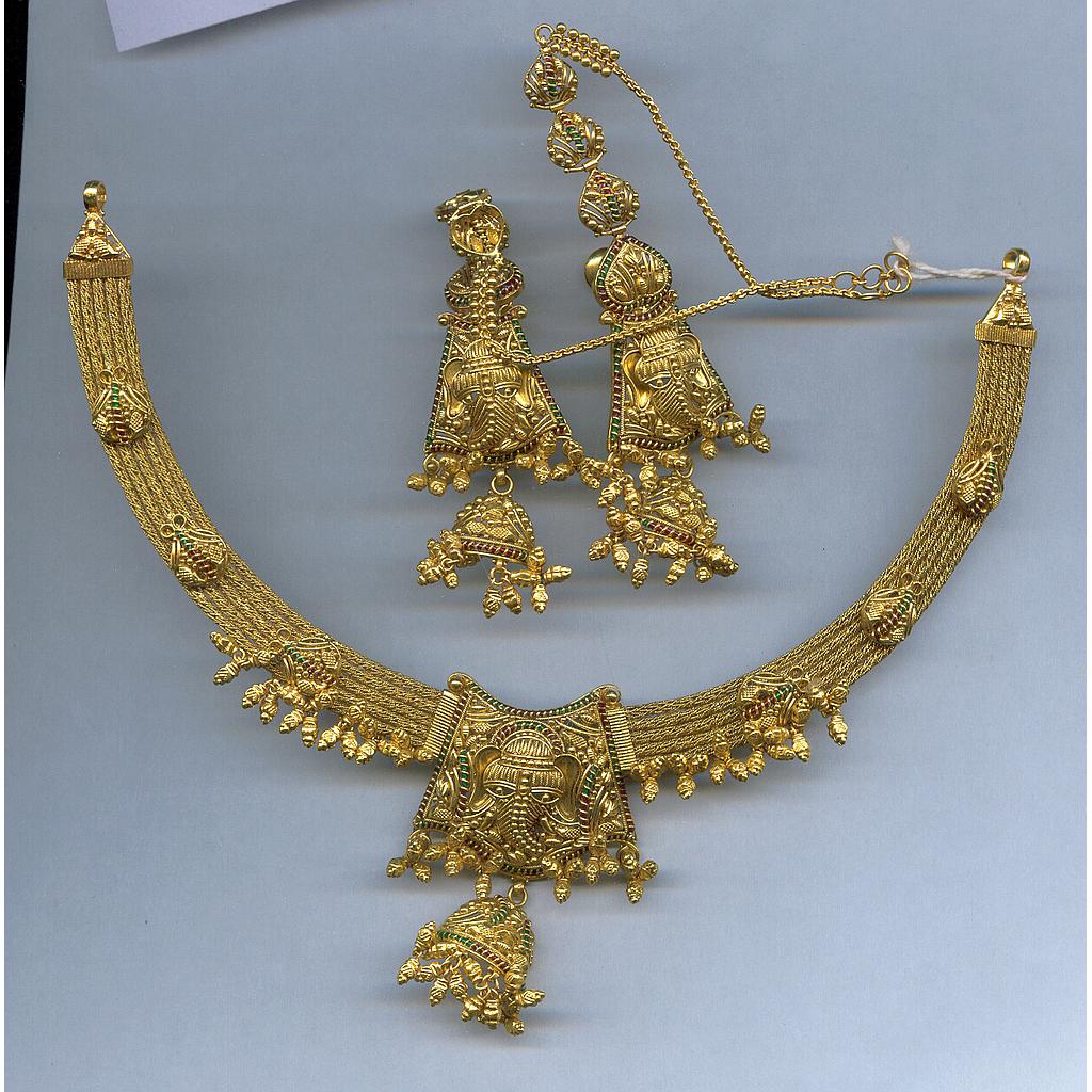 GOLD HALF SET ROUND ANTIQUE GENERAL