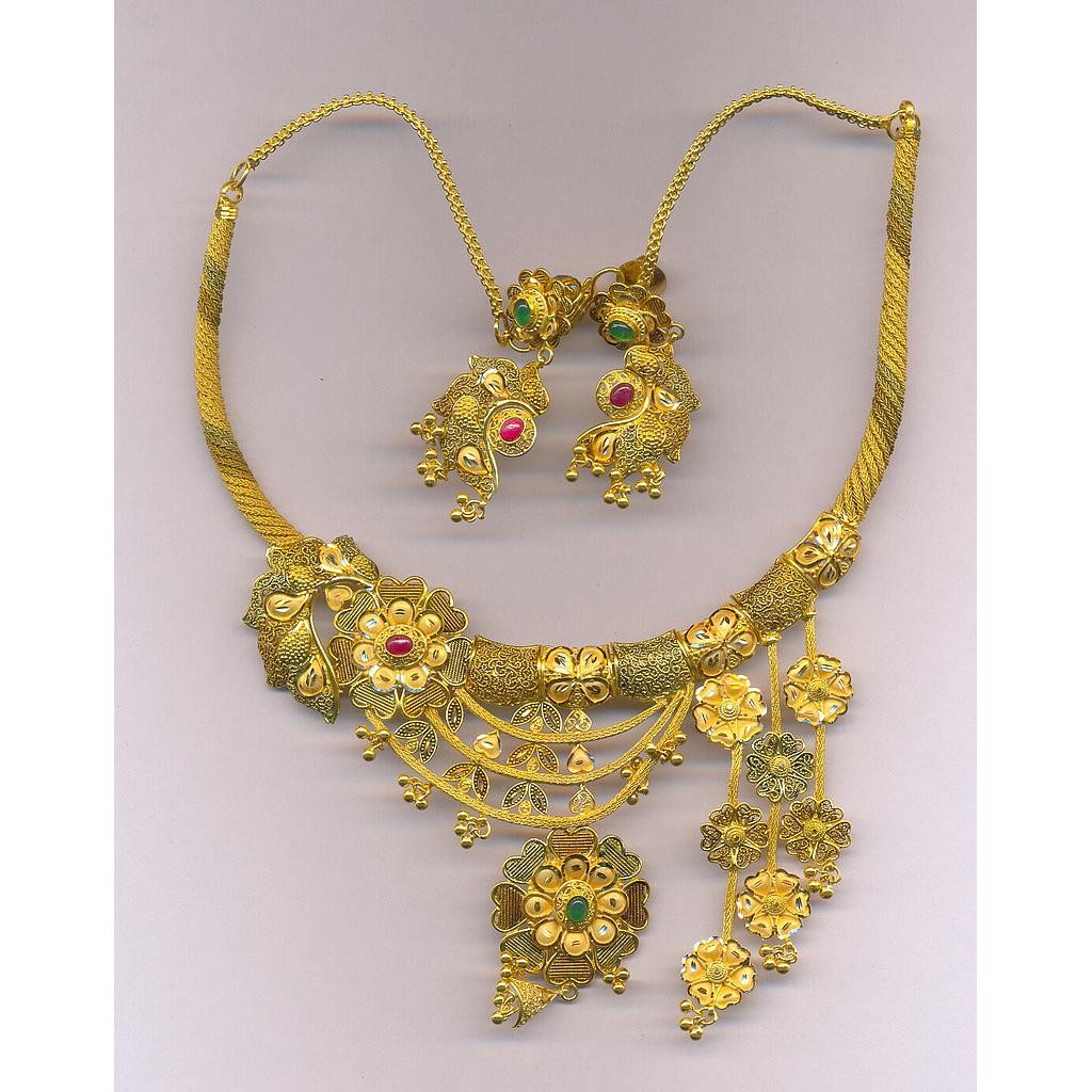 GOLD HALF SET ROUND ANTIQUE GENERAL