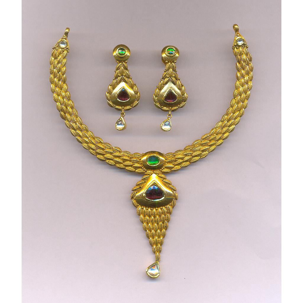 GOLD HALF SET ROUND ANTIQUE GENERAL