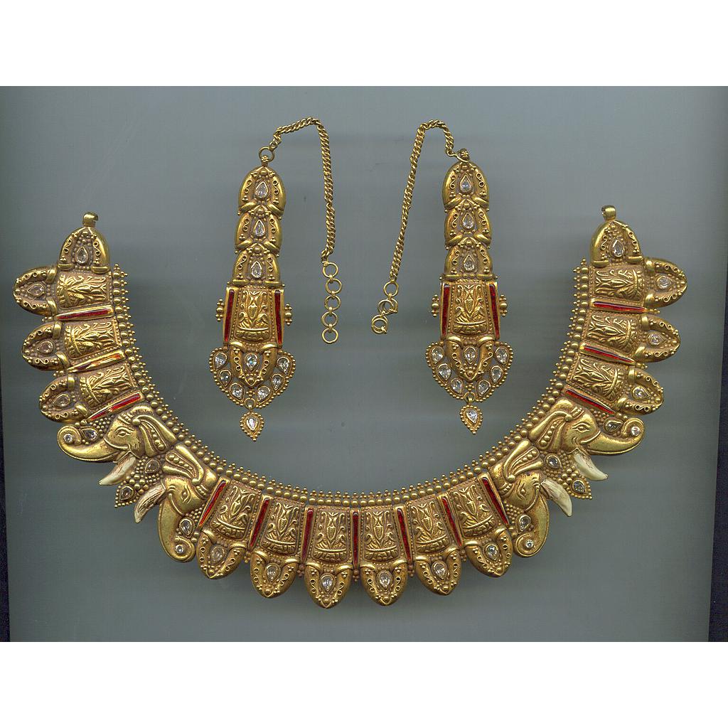 GOLD HALF SET ROUND ANTIQUE GENERAL