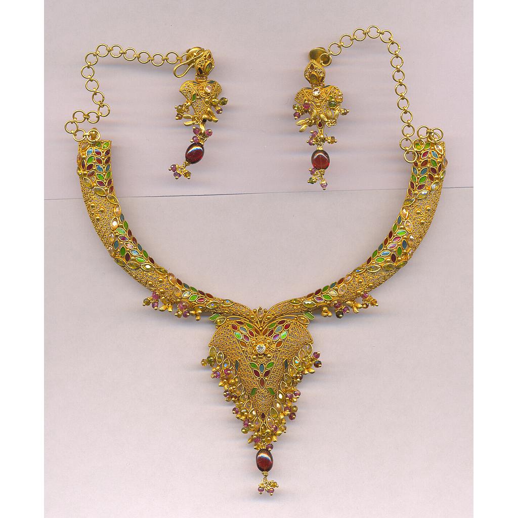 GOLD HALF SET ROUND ANTIQUE GENERAL